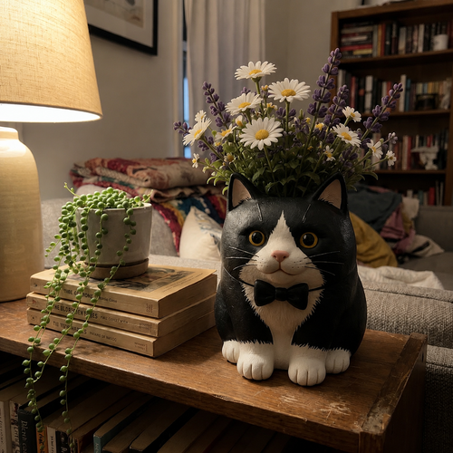 Cat Plant Pots