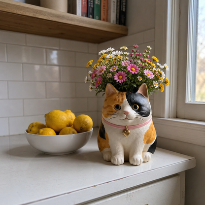 Cat Plant Pots